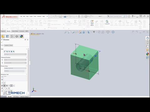 Linking Dimensions Using Link Values and Global Variables in SOLIDWORKS