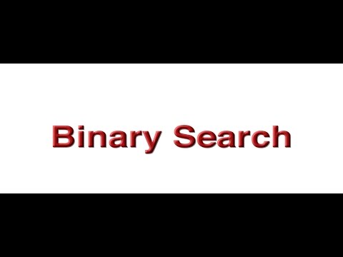 Unit 4: Binary Search