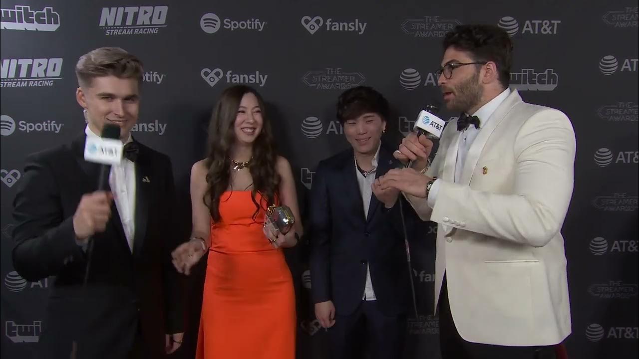 Fuslie & Sykkuno Interview At Streamer Awards 2023 Hosted by