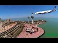 Descent & Landing at Kuwait Airport