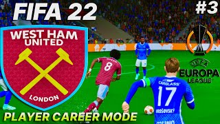 FIFA 22 | WEST HAM PLAYER CAREER MODE EP3 - WE GO AGAIN AFTER TOUGH LOSS? | PS5  FIFA22 WESTHAM