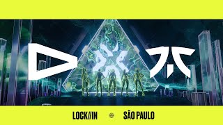 LOUD x FNATIC (Mapa 2: Fracture) | VALORANT LOCK//IN São Paulo