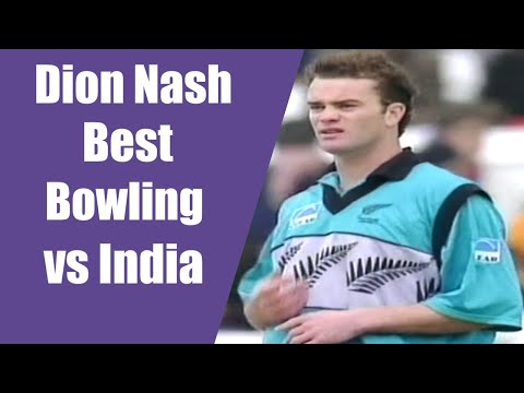 Dion Nash best seam bowling vs Sachin Tendulkar , Ganguly and Dravid