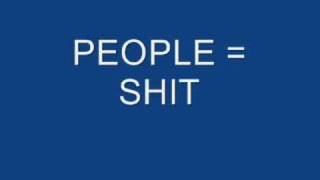 slipknot- people = shit with lyrics (synched)  §lipknot! chords