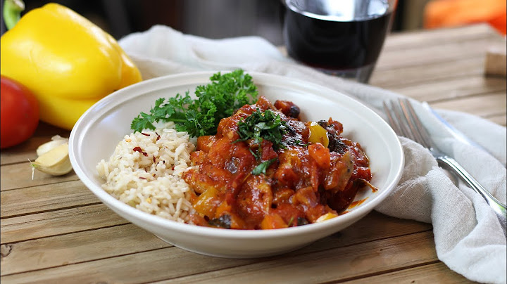 Chicken Cacciatore | It's Only Food w/ Chef John Politte