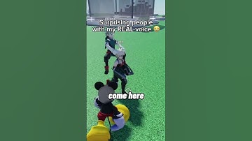 MICKEY’S REAL VOICE.. 😱 #roblox