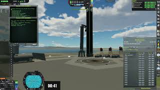 Starship Super Heavy Static Fire | KSP kOS Recreation