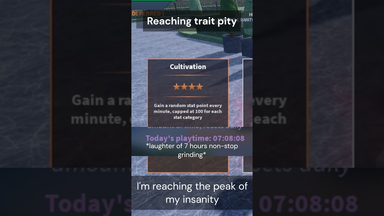 Finally I GOT A TRAIT PITY... 