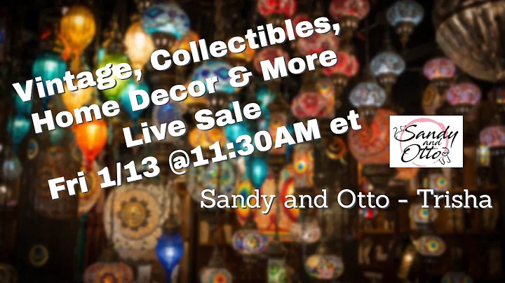 Live Vintage Sale & Chat | Jan 13, 2023 @11:30am et (8:30am pt) #livesale #livevintagesale