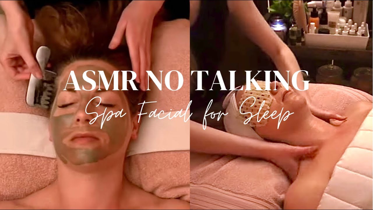 ASMR SPA Facial to help you sleep Feat.  @ASMR Twix  Beautiful Face & Scalp Tools | No Talking