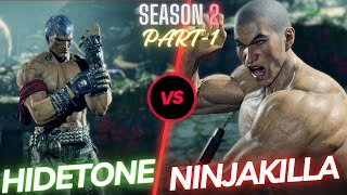 Tekken 8 | NinjaKilla (Law) VS Hidetone (Bryan) Part-1 Player Match