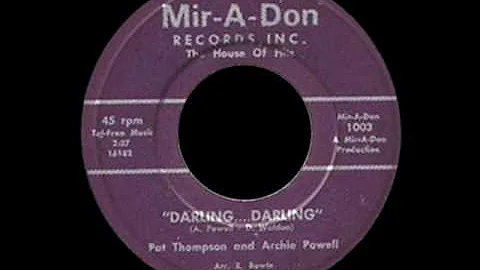 Pat Thompson And Archie Powell - Darling....Darli...