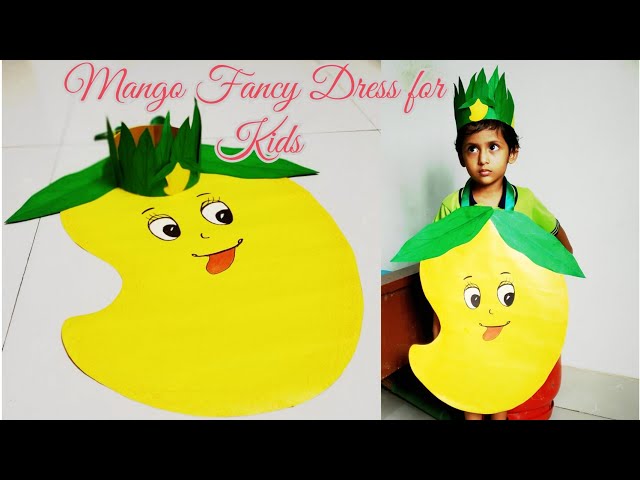 Full video/ How to Make Papaya dress for Kids/Fruits theme fancy Dress  Idea/Prize winning ideo - YouTube