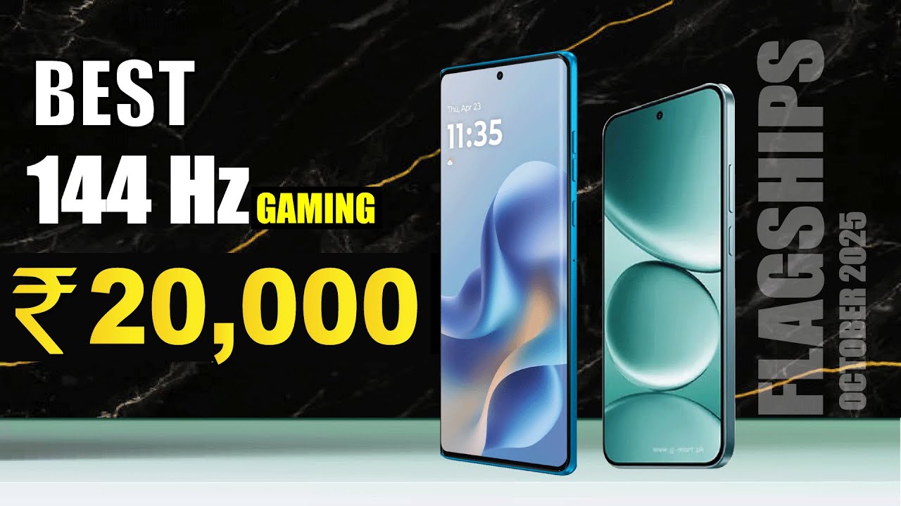 Частота обновления 144 Гц Телефон до 20000 в Индии 2025