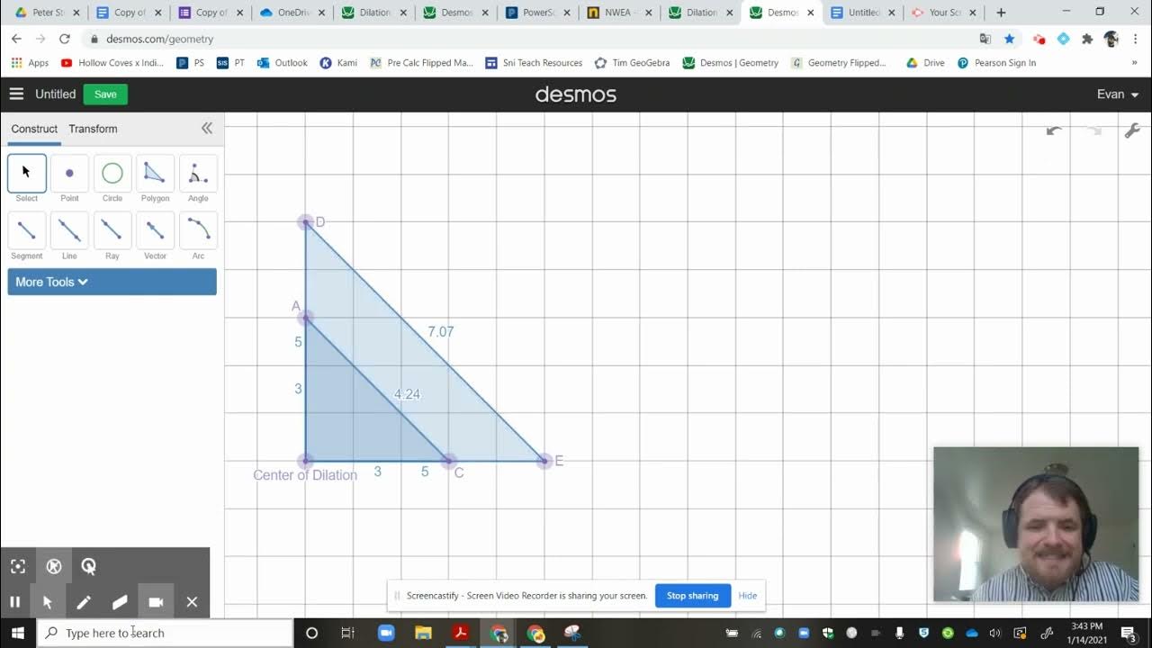 Desmos Similar Embedded Triangles YouTube