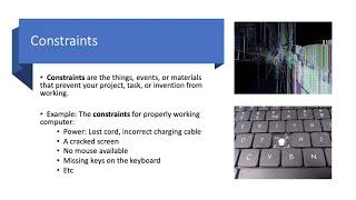 G3 Week 29 Science Criteria and Constraints