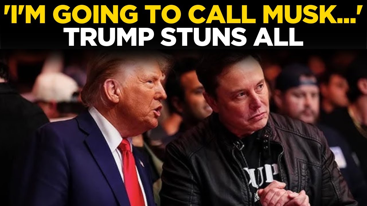 Trump LIVE: President Says 'Going To Call Elon Musk...' As He Responds To Iran Tensions | Khamenei