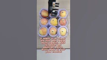 Revolutionary Fruit Labeling Machine: High-Speed, Precision Stickers for Farms & Stores! 🥭🍎