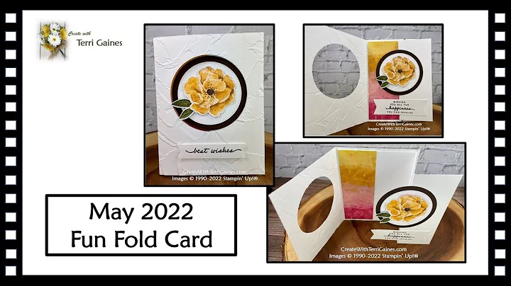 May 2022 Create with Terri Fun Fold Project - Bi-Fold Window Card