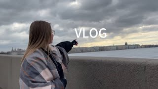 VLOG | Санкт-Петербург | Мое путешествие | Ем и гуляю