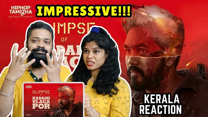 Glimpse of Kadaisi Ulaga Por REACTION | Hiphop Tamizha | HHT Entertainment