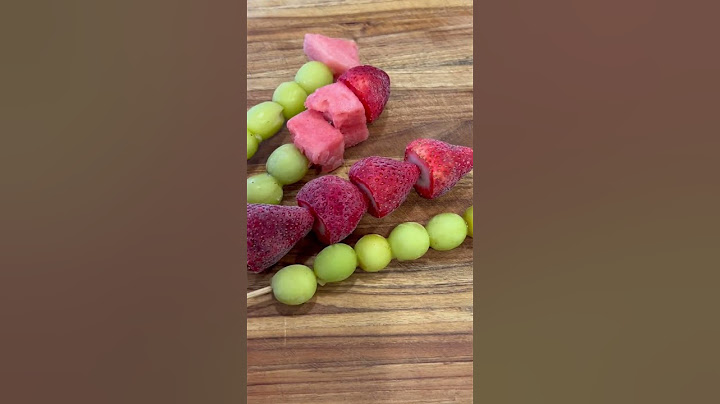 How to make Tanghulu without sugar! 🍇🍓🍉 #Tanghulu