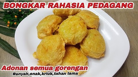IDE JUALAN II RONDO ROYAL..BONGKAR RAHASIA PEDAGANG !! CARA MEMBUAT TAPE GORENG TEPUNG RENYAH