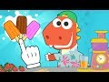 Aprende con Eddie cómo hacer polos de zumos de frutas 🍧 Eddie hace helados de fresa y naranja