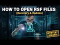 How to Open RSF Files (Recovery & Radmin)