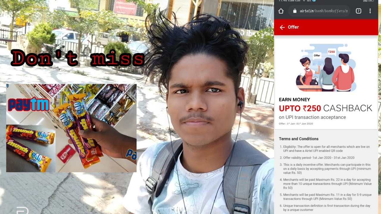 Paytm choklat offer dout || Munch Nuts offer problem || Airtel Marchant Account free 😮 || My Tec