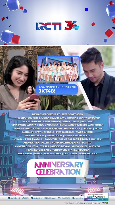 Malam perayaan HUT RCTI 34 yang bertabur bintang sudah semakin dekaaat! Jangan Sampai Kelewatan yaaa