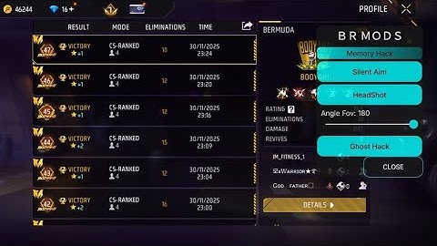 P2077KNG CHEAT V7.7 | ALL SERVER WORKING🔥 | OB50 UPDATE CS | BR RANK WARKING MOD MENU 100% SAFE V53💯