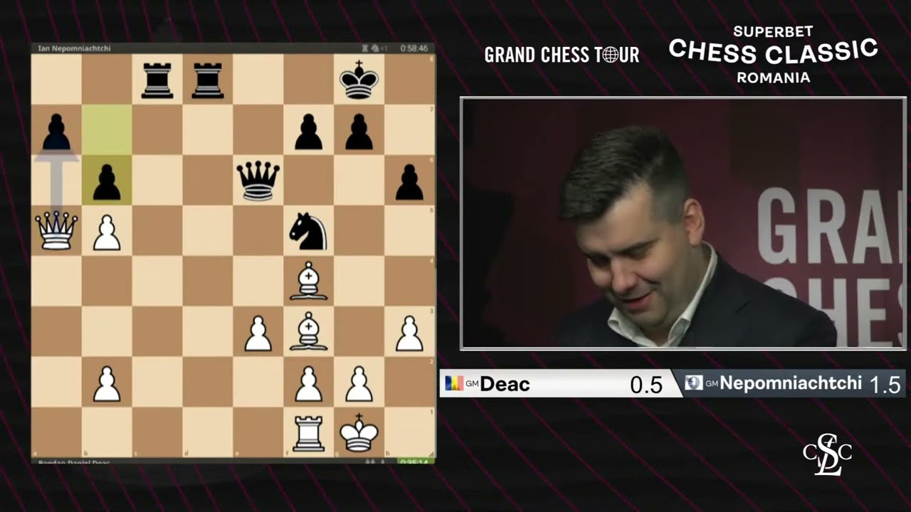 Grand Chess Tour on X: The long-awaited victory for MVL, who struggled at  the beginning of #SuperbetChessClassic. The French Grandmaster outplayed  Ian Nepomniachtchi with black pieces today! #grandchesstour  #SuperbetChessClassic #mvl