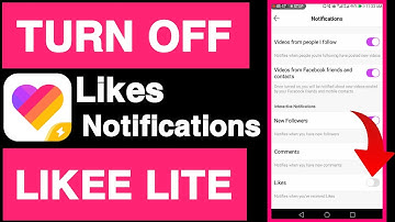 How to turn off likes notifications on likee lite||Likee lite tutorials||Like lite settings