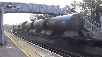 CLASS 66722 & 66741 GBRF RHTT THROUGH RAMSGATE 16/10/20 & MINSTER 18/10/20