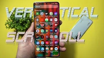 Samsung One Ui 4 - Vertical Scrolling App Drawer / App List, Home Up Module!