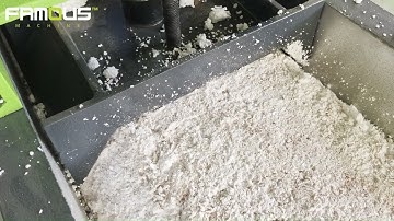 styrofoam compactor/styrofoam screw compactor/eps screw compactor/eps foam screw compactor