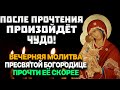 ВЕЧЕРНЯЯ МОЛИТВА БОГОРОДИЦЕ. ПОСЛЕ ПРОЧТЕНИЯ ПРОИСХОДЯТ ЧУДЕСА!