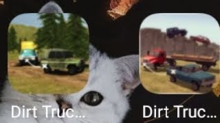 две игры в одном видео| Dirt Trucker: Muddy Hills, Dirt Trucker 2: Climb The Hill screenshot 3