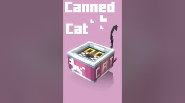 Canned Cat Modeling Timelapse #minecraft #cat #modeling  #blockbench #timelapse