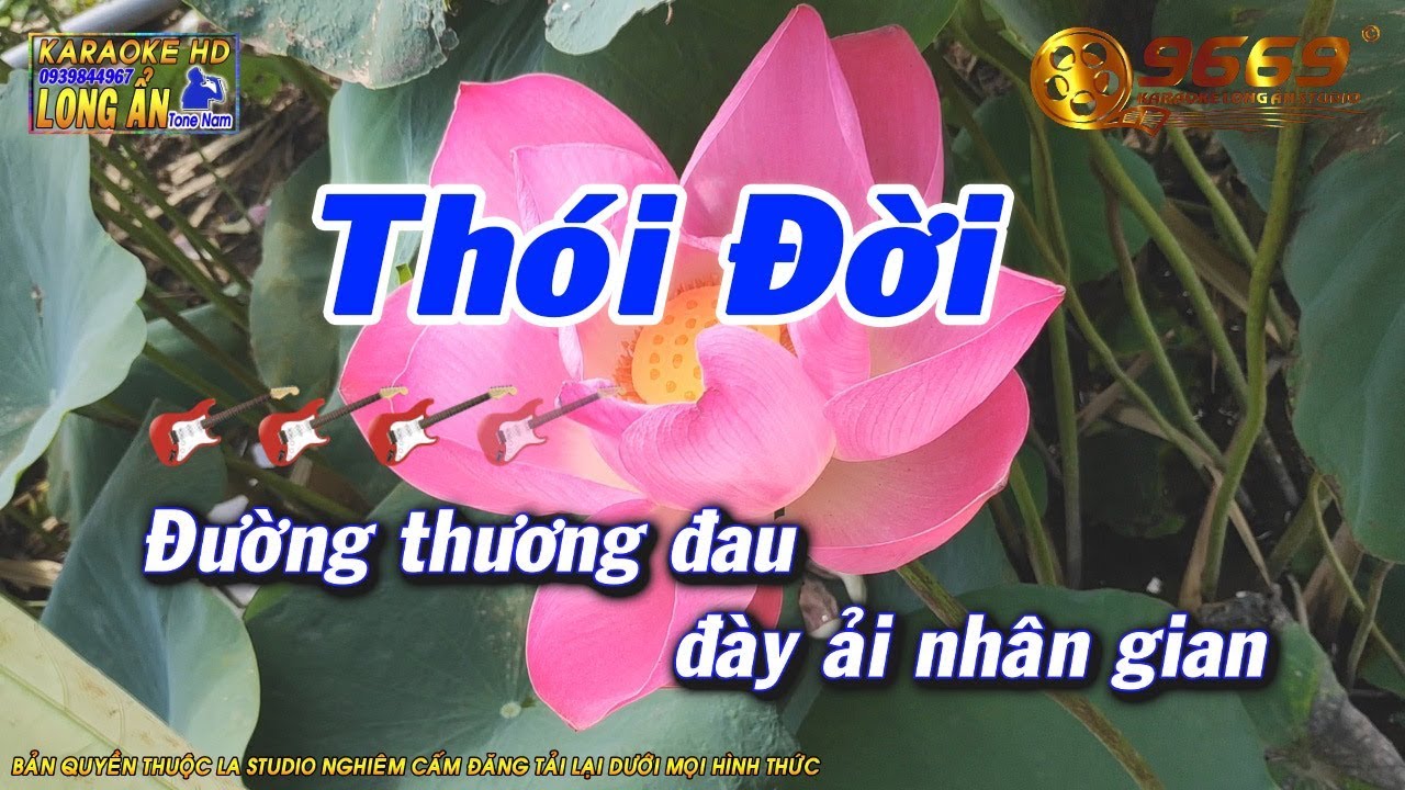 Karaoke Thói đời Tone Nam Beat Long ẩn 9669 Youtube
