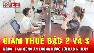 Giảm thuế bậc 2 và 3, người làm công ăn lương được lợi bao nhiêu? | Tin tức 24h