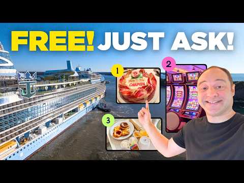Top FREE Things You Can Get On A Cruise Just By Asking!