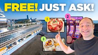 Top FREE Things You Can Get On A Cruise Just By Asking!