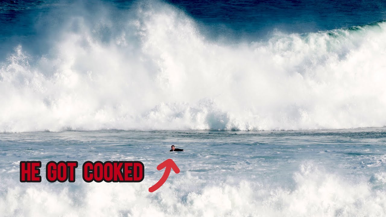 A SURF SESSION WORTH GETTING CAUGHT BY WAVES LIKE THIS?….