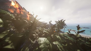 Unreal Engine 5 Lumen and Nanite Tropical Volcano Cinematic