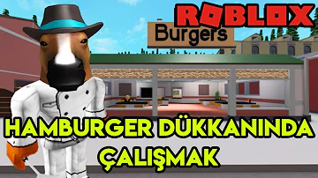 🍔 Hamburger Dükkanında Çalışıyoruz 🍔 | Cook Burgers | Roblox Türkçe