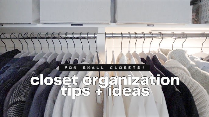 10 Tips for Small Closet Organization (& 5 Step Wardrobe Reset!) ✨ 