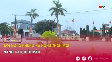 Đổi mới ở những xã nông thôn mới nâng cao, kiểu mẫu