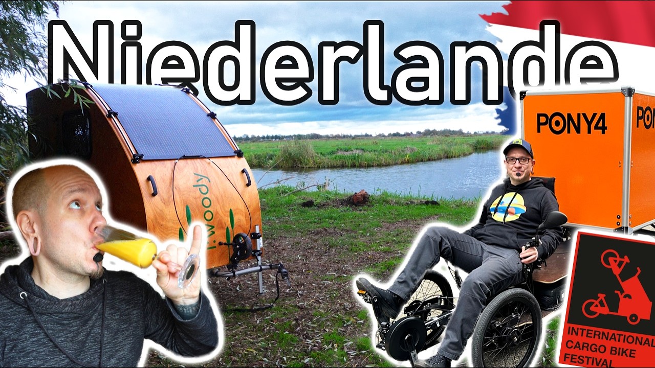 ICBF UTRECHT 2025 und der SCHÖNSTE CAMPINGSPOT von HOLLAND? | Mit QUADVELO und i:woody nach HOLLAND